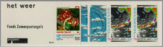 1990 Postzegelboekje no.40, Het Weer - Klik op de afbeelding om het venster te sluiten